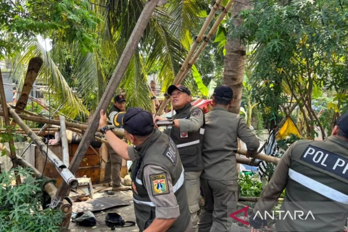 Tujuh Bangunan Liar di Kampung Bali, Jakarta Pusat, Segera Ditertibkan