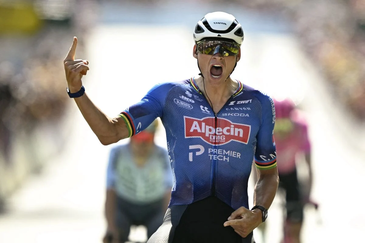 Van der Poel Menangi Etape Kesembilan Tour de France 2026