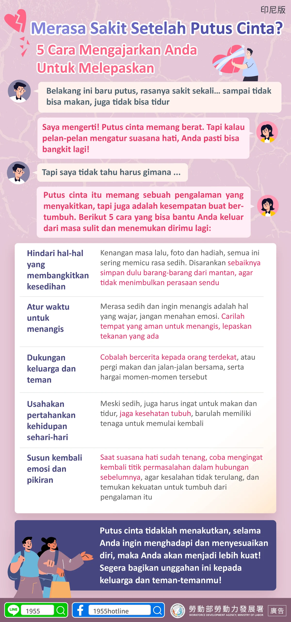 10 Kesalahan yang Sebaiknya Anda Hindari Setelah Putus Cinta