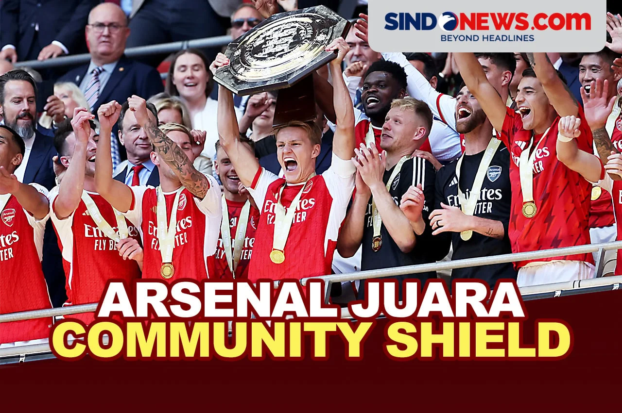 Arsenal Juara Community Shield 2026, Hancurkan Manchester City 3-0
