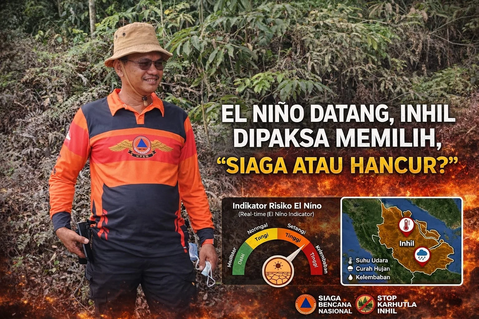 El Nino Menguat, Pemerintah Perketat Upaya Jaga Ketersediaan Air dan Tangani Karhutla