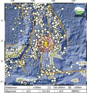 Gempa M 5,6 Guncang Barat Laut Halmahera Barat, Tak Berpotensi Tsunami