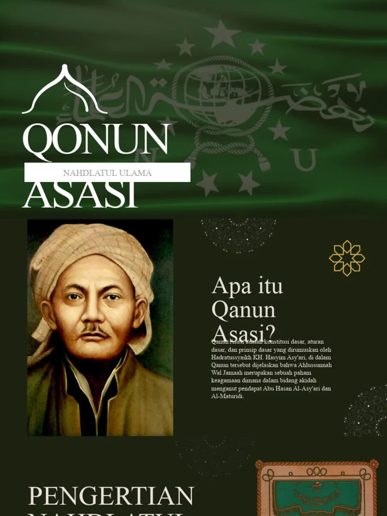 Gus Kikin Tegaskan Al Qanun Asasi Sebagai Roh Nahdlatul Ulama