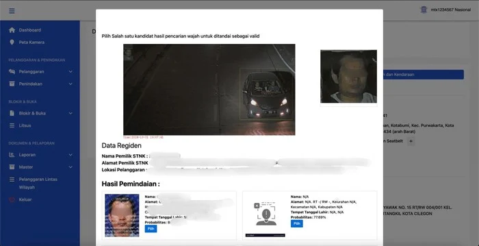 Korlantas Polri Terapkan Sistem Face Recognition Terintegrasi ETLE dan Data Dukcapil untuk Cegah Plat Nomor Palsu