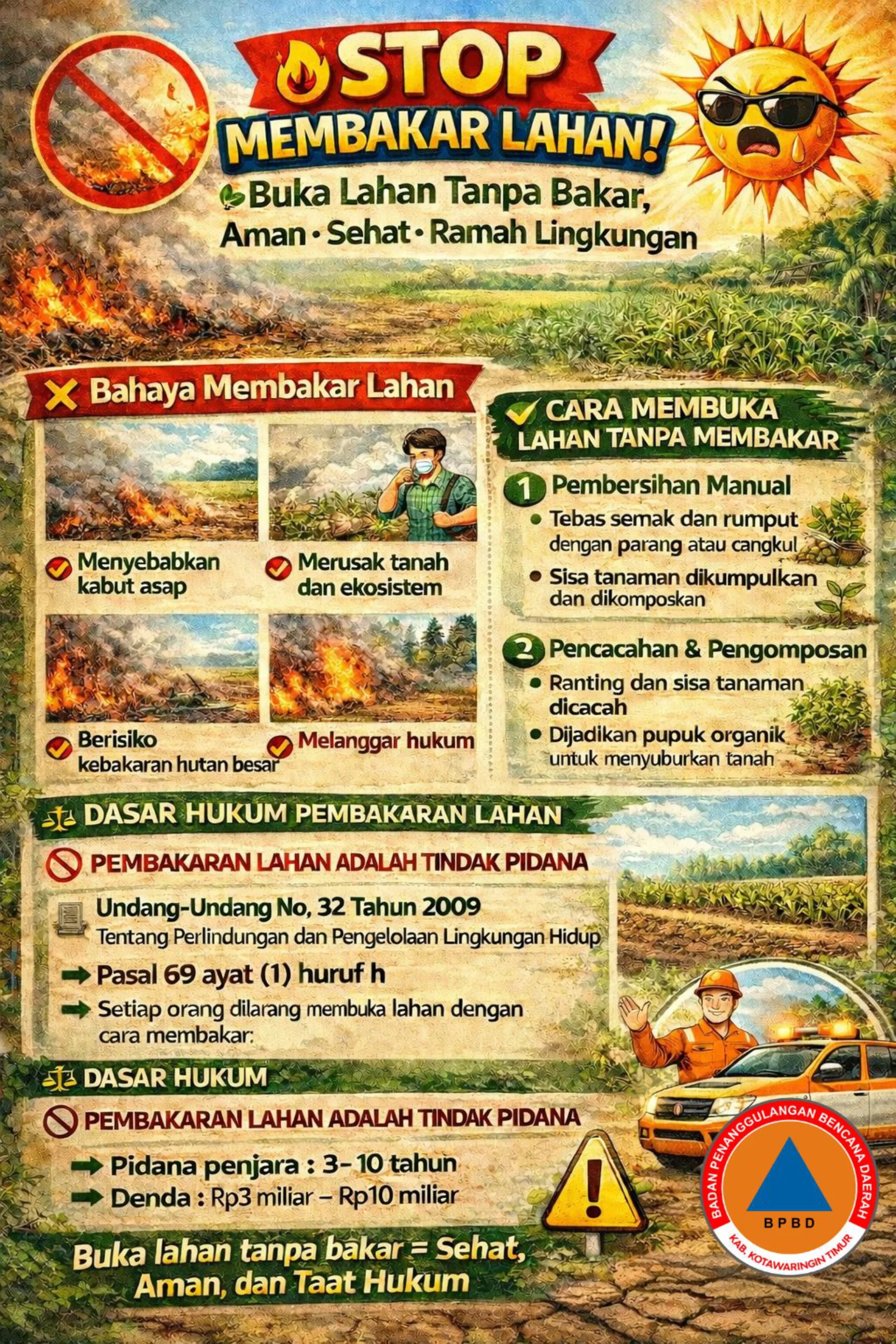 Lindungi Diri dari ISPA di Tengah Kebakaran Hutan