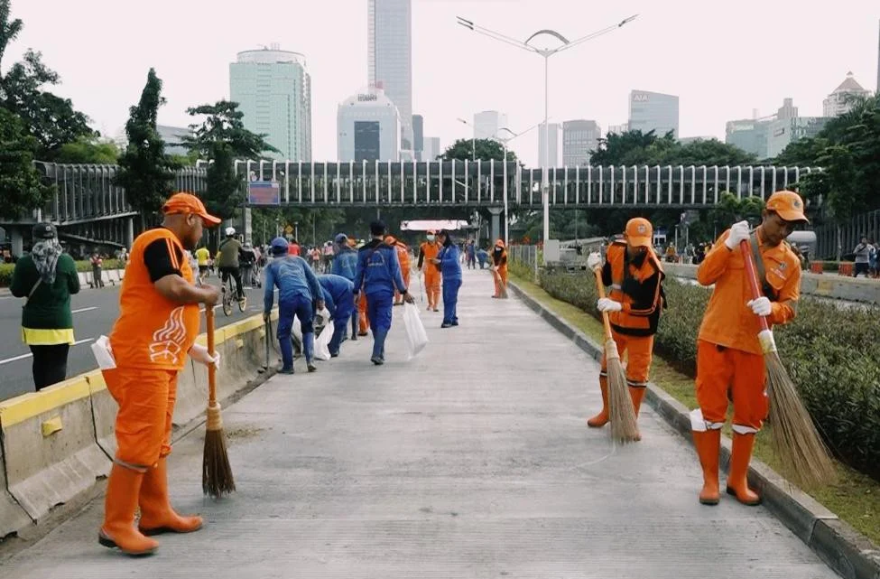 Pekerjaan Trotoar dan Pemindahan Separator Transjakarta di Gatot Subroto Ditunda