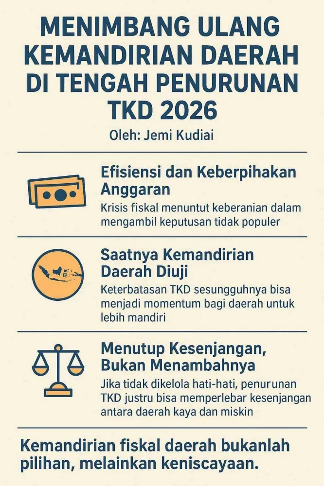Penurunan TKD Berpotensi Picu Krisis Likuiditas Daerah, Pengamat Minta Pusat Pilih-Pilih Solusi
