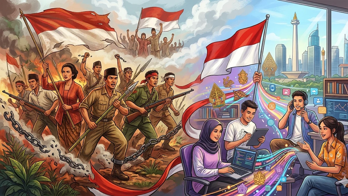 Petani Muda Lampung Memaknai Kemerdekaan: Masih Berjuang Hidup Layak dari Sawah