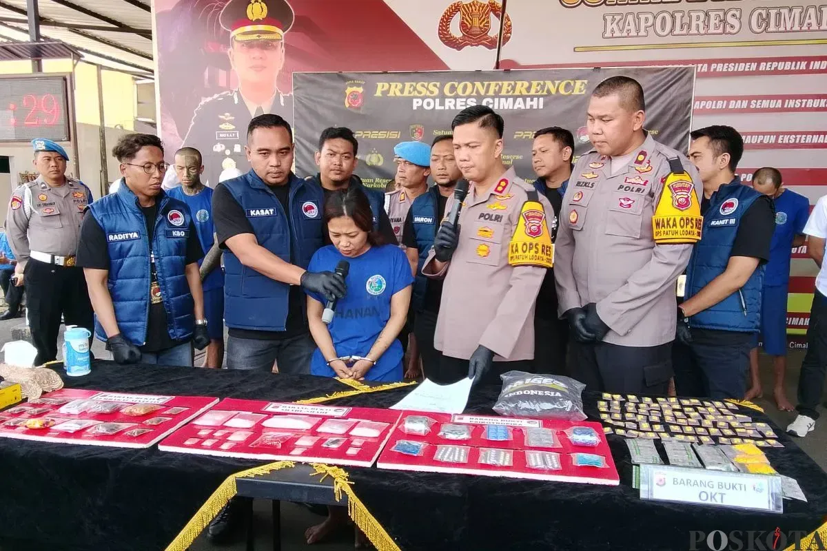Polres Cimahi Ungkap Peredaran 506.116 Butir OKT Ilegal