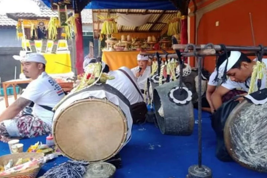 Puri Agnet Tabanan Lestarikan Tradisi Mejoli dan Gong Beri dalam Pawiwahan