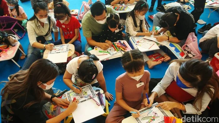 Ratusan Anak Ramaikan Kreasi Anak untuk Negeri, Unjuk Kreativitas Lewat Lomba Mewarnai