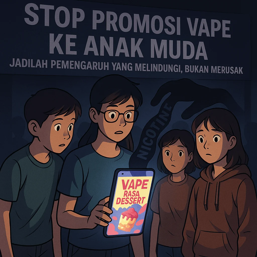 Sahroni Kecam Bigmo Promosi Vape ke Anak-Anak, Serukan Penangkapan atas Pelanggaran Berat