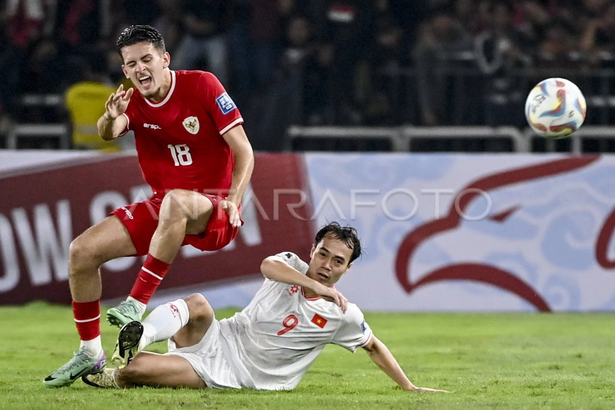 Timnas Indonesia Terpeleset Lawan Vietnam, Wajib Menang di Kandang Singapura