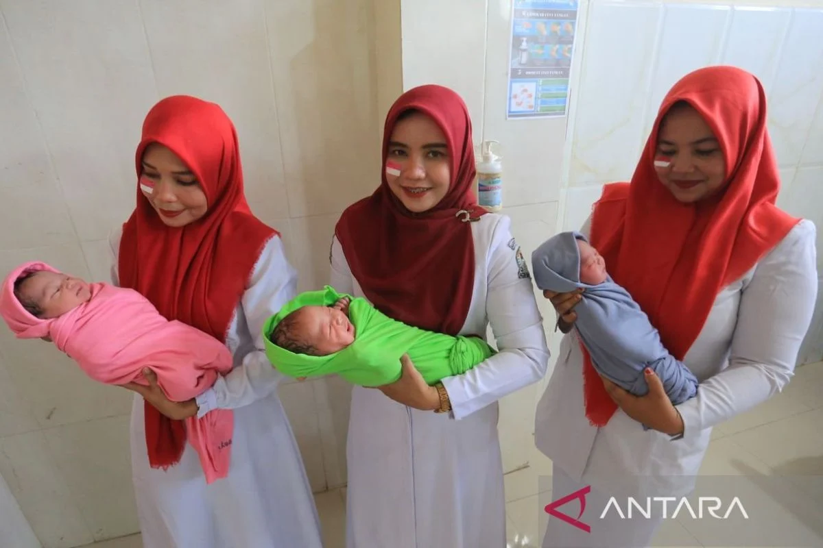 Tujuh Bayi Lahir di RSUD Cut Nyak Dhien Meulaboh pada HUT Ke-81 RI